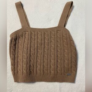 Brown Hollister Knit Top